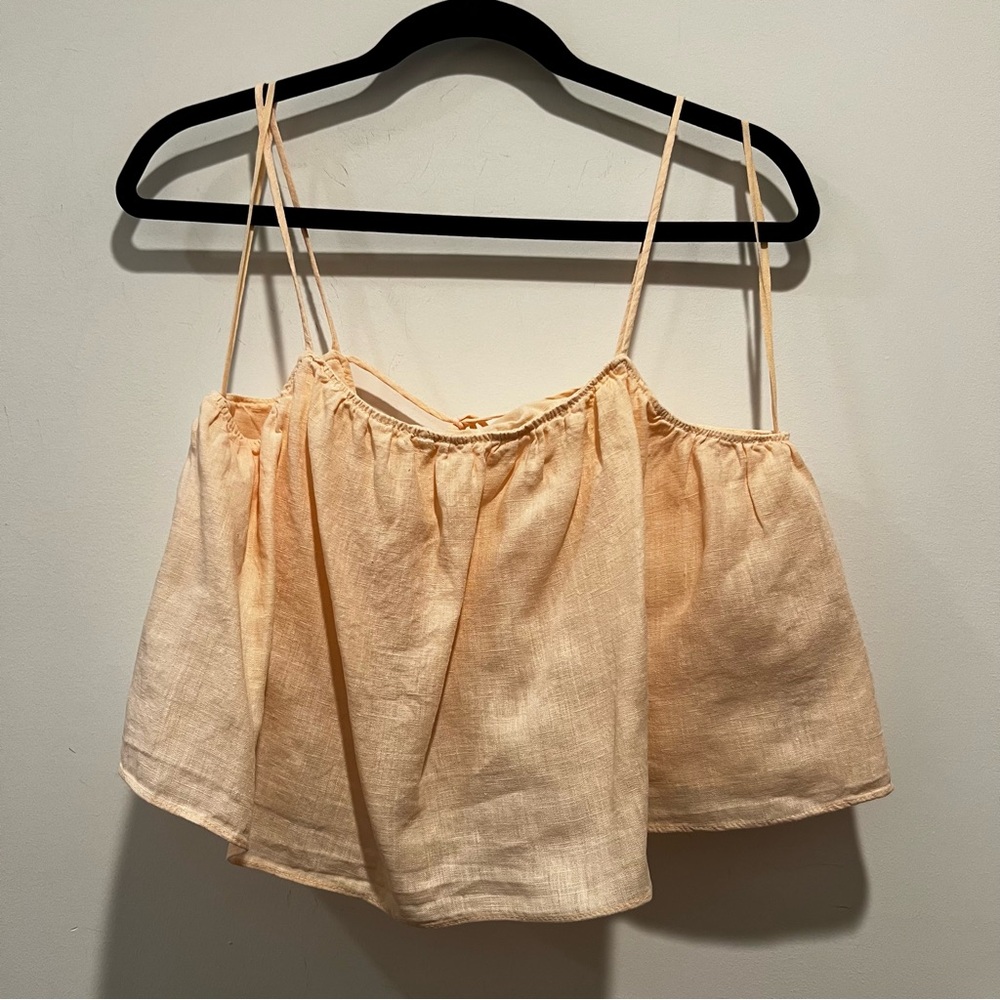 Zara flowy crop top